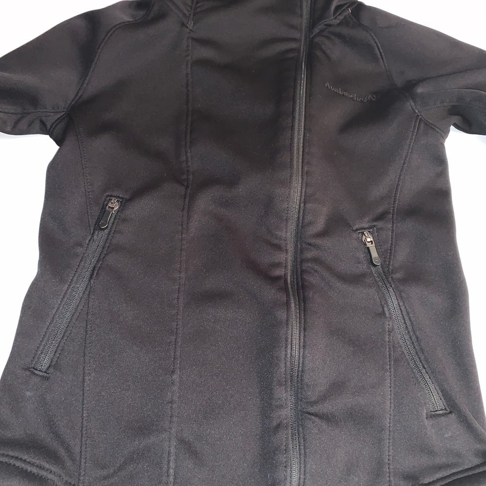 Avalanche Black Athletic Full Zipper Jacket w/Zipper Pockets Size: Small EUC - Picture 4 of 8
